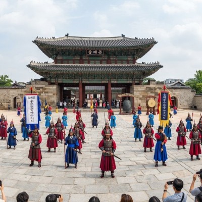 Sungnyemun Ceremony to guard the gate